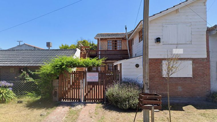 La vivienda en la que robaron a la modelo mendocina y sus amigos.&nbsp;
