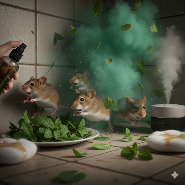 Una planta que espanta a los ratones. Fuente: IA Gemini.