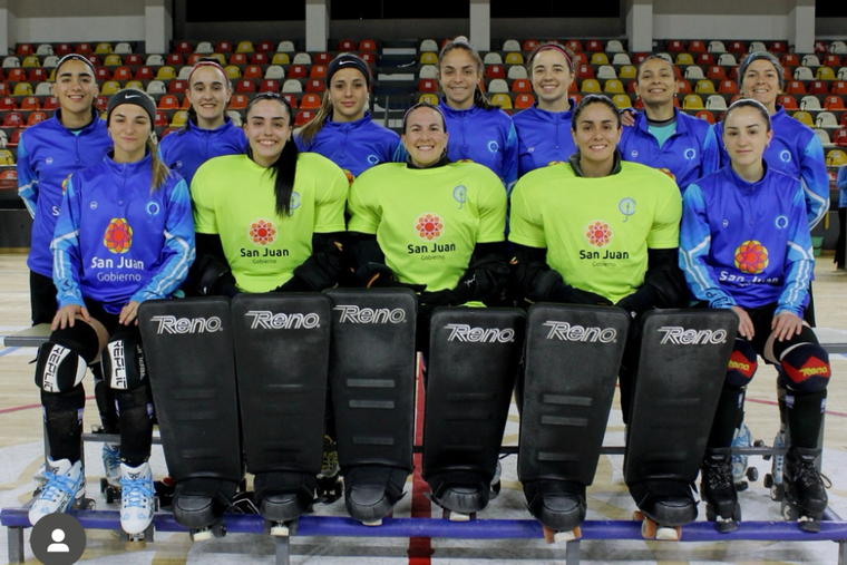 Las Águilas culminaron su preparación y partieron rumbo a Italia. Foto: Comité Nacional Hockey Patín
