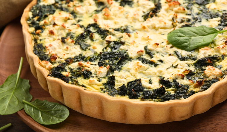 Quiche de espinacas y queso: la comida versátil que todos amarán Foto: Shutterstock