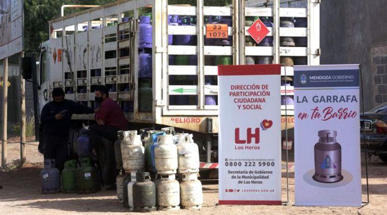 Las garrafas aumentaron por encima del Salario Mínimo Vital y Móvil en el último año Foto: Prensa Gobierno de Mendoza