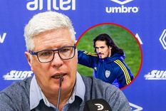 Gutiérrez se refirió al posible debut de Edinson Cavani. Gutiérrez se refirió al posible debut de Edinson Cavani.