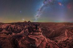 Gonzalo Santile, astrofotógrafo premiado por sus imágenes de la Vía Láctea.