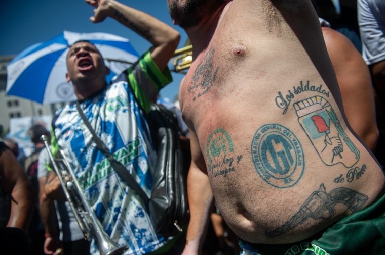 El paro nacional fue impulsado por la CGT Foto: Télam