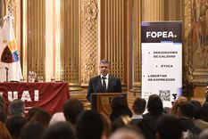 El jefe de Gobierno porteño, Jorge Macri, lanzó una crítica indirecta contra Javier Milei desde el foro de FOPEA.