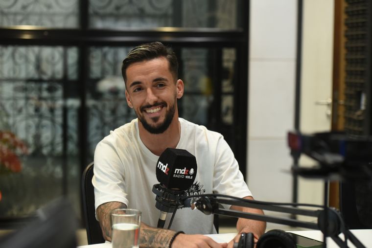 Braian, en los estudios de MDZ Radio. Foto: Maximiliano Ríos/MDZ