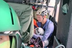 El Chaltén: un escalador con traumatismo de cráneo fue rescatado en helicóptero.