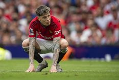 Es casi un hecho que Alejandro Garnacho saldrá del Manchester United en este mercado de pases. Foto: EFE