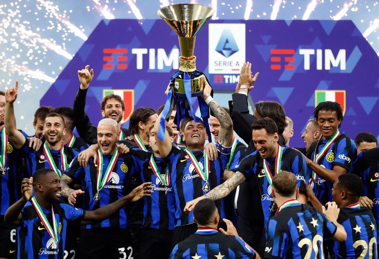 El Inter de Milán de Lautaro Martínez es el vigente campeón de la Serie A de Italia. Foto: Archivo