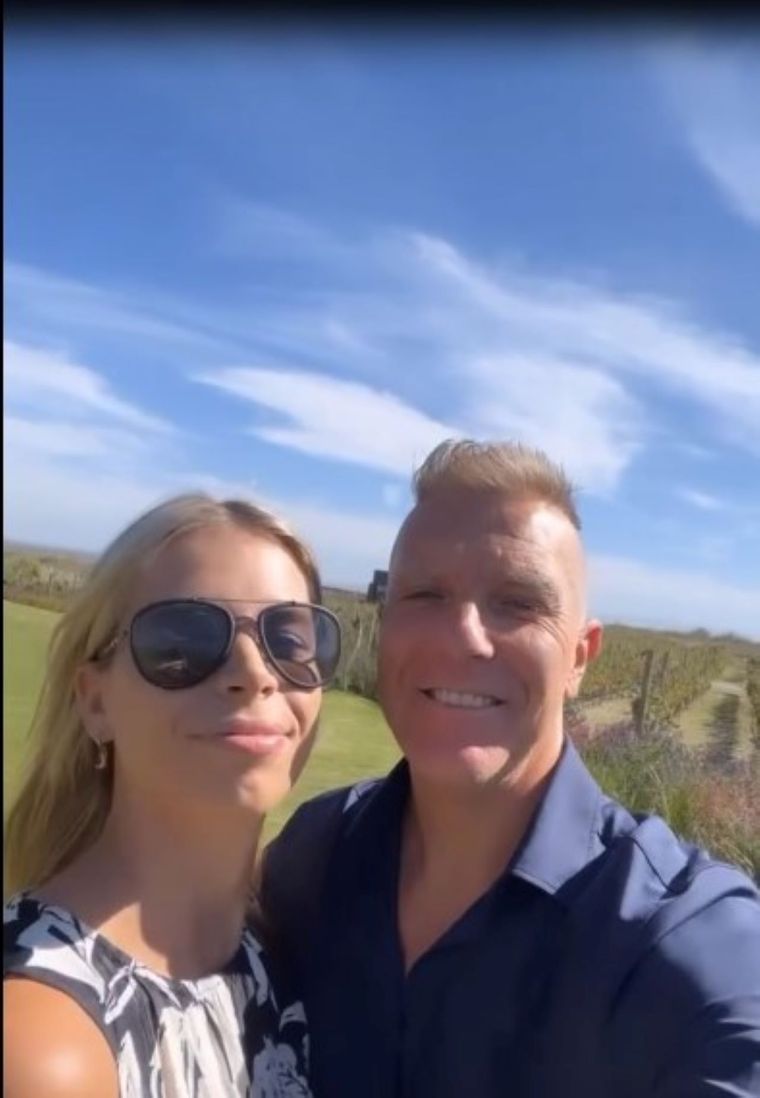 La mini luna de miel entre Alejandro Fantino y Coni Mosqueira en Mendoza Foto: Instagram