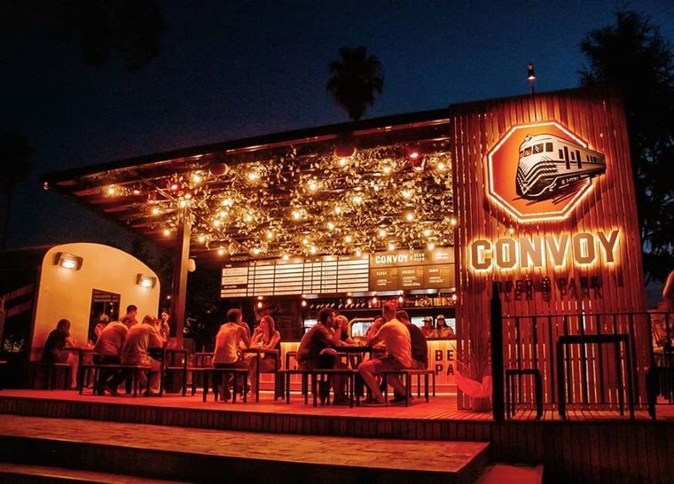 El bar Convoy está en el Parque Sarmiento de San Martín