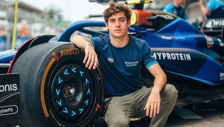 Franco Colapinto tendrá su segunda temporada en la Fórmula 2 Foto: Instagram @francolapinto