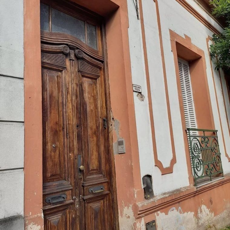 La casa donde funcionaba el refugio