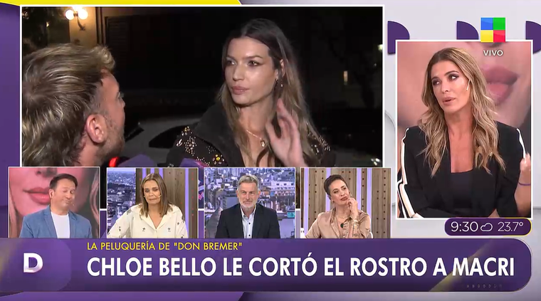 Chloé Bello negó el romance con Mauricio Macri. Chloé Bello negó el romance con Mauricio Macri.