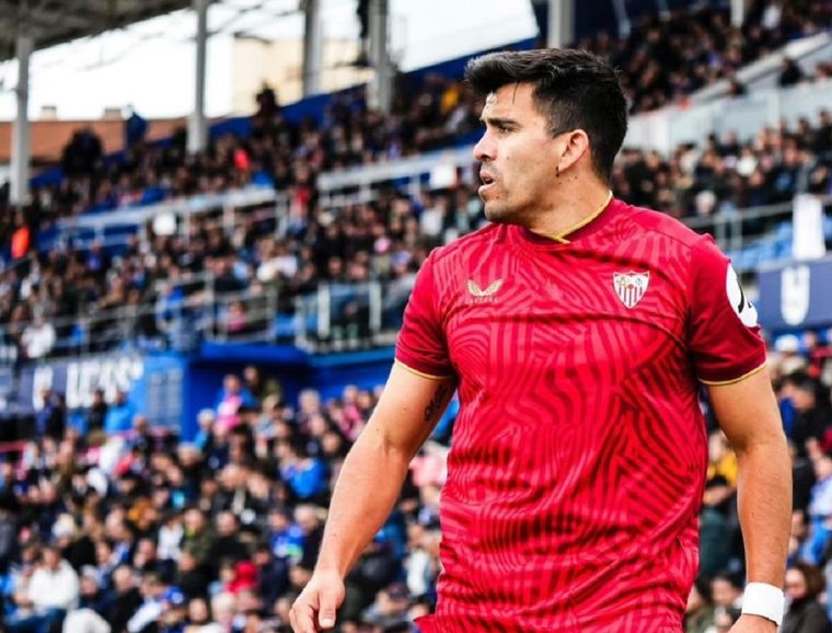 El Huevo fue víctima de lamentables cantos por parte de los hinchas del Getafe. Foto: Instagram @marcos.acuna10