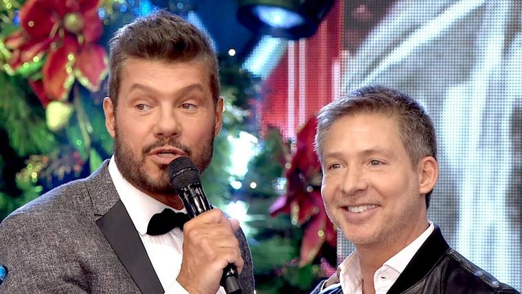 Marcelo Tinelli y Adrián Suar