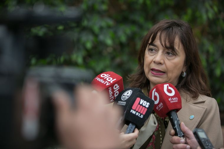 La coordinadora de Educación Superior, Emma Cunietti. Foto: Gobierno de Mendoza