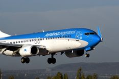 El vuelo aterrizó en Comodoro Rivadavia Foto: ALF PONCE MERCADO / MDZ