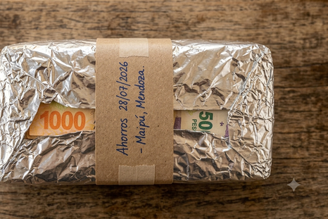 El truco viral para guardar los billetes sin humedad.&nbsp;