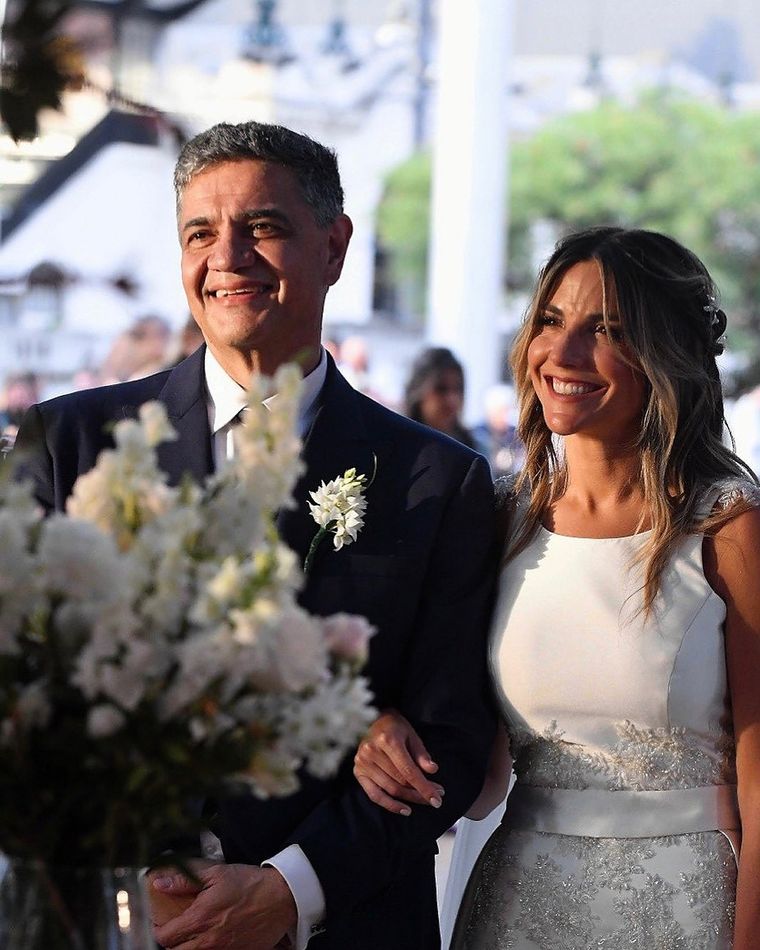 Jorge Macri y María Belén Ludueña se casaron este sábado en La Rural