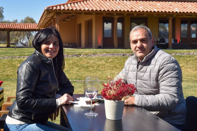 Leticia García y Fernando Meza. Leticia García y Fernando Meza.