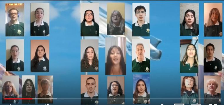 Coro del Liceo Agrícola de la UNCuyo Foto: Mario Simonovich