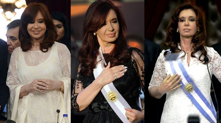 Tres veces, el 10 de diciembre: Los tres looks de Cristina.