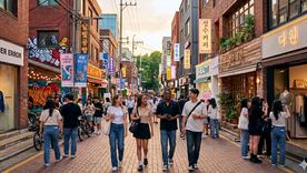 Seongsu-dong transformó antiguas fábricas y depósitos en un escenario urbano con tiendas de moda,cafés, galerías y restaurantes. Seongsu-dong transformó antiguas fábricas y depósitos en un escenario urbano con tiendas de moda,cafés, galerías y restaurantes.