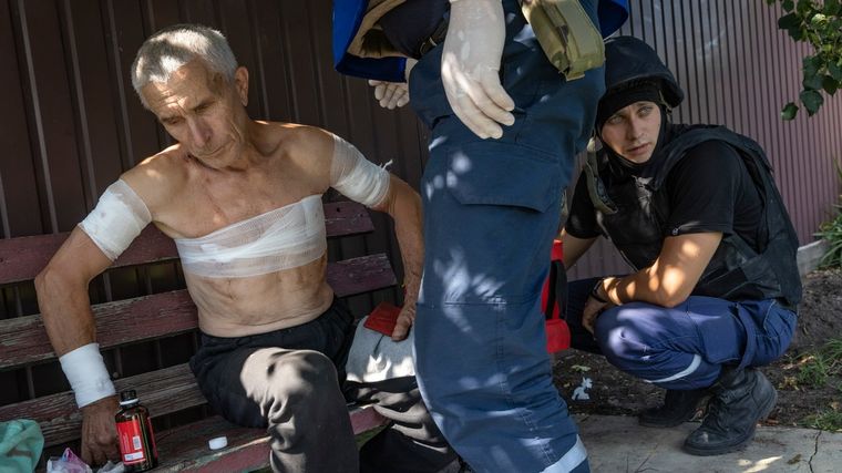 El ataque fue totalmente inesperado y Zelenski se despegó del hecho. Foto: TheNewYorkTimes.