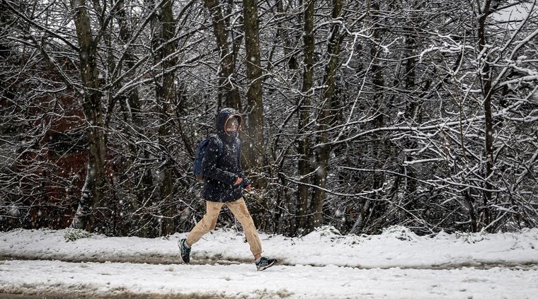 El SMN anuncia fuertes nevadas para una provincia del Sur Foto: TELAM