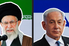 El líder supremo de Irán, Alí Jamenei, (izquierda) y el primer ministro de Israel, Benjamín Netanyahu