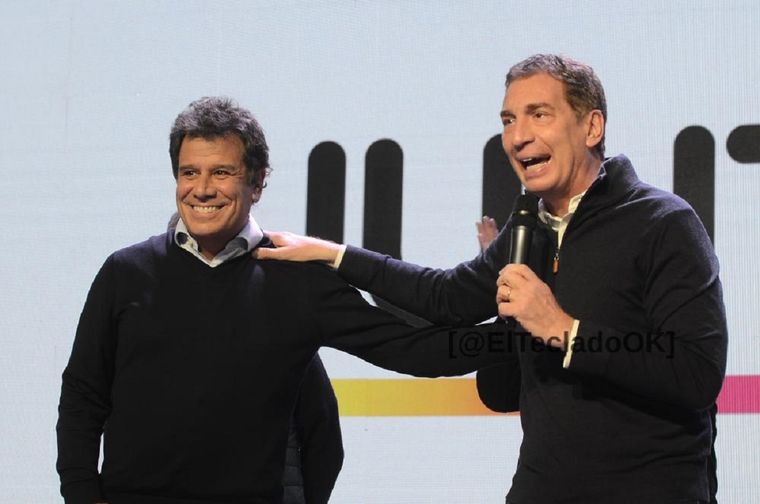 Facundo Manes y Diego Santilli recorrieron localidades del interior bonaerense Foto: El teclado