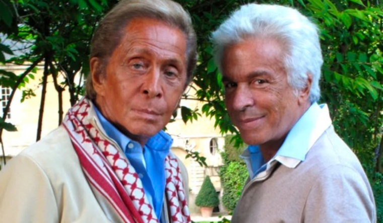 Una de las fotos posteadas en Instagram por Giancarlo Giammetti junto a Valentino con la frase: Recuerdos de una gran vida.