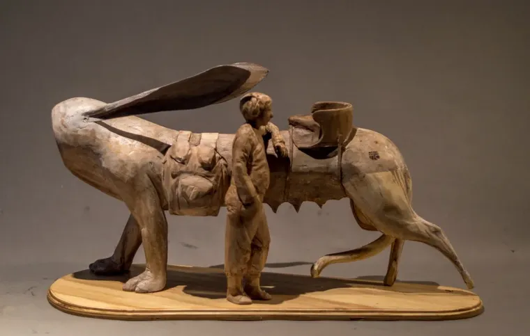 Obra del escultor mendocino Fernando Rosas. Obra del escultor mendocino Fernando Rosas.