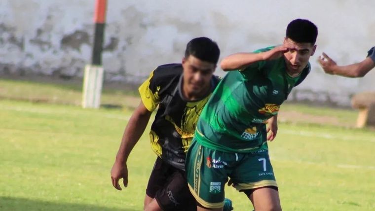 Francisco Cruz (verde) murió este domingo en General Alvear. Foto: Facebook Francisco Cruz