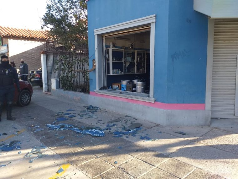 Destrozos El fuego afectó a las instalaciones. Foto: Ministerio de Seguridad.