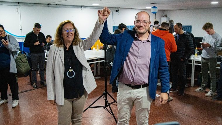 La fórmula ganadora de la UNSL. Foto: Gentileza Raúl Gil.
