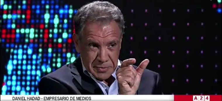 Daniel Hadad se refirió a la comitiva con la que Javier Milei viajó a Roma. Foto: Captura de pantalla