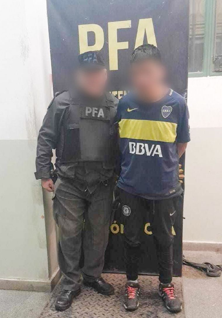 El masculino fue detenido por la Policía Federal Foto: Noticias Argentinas