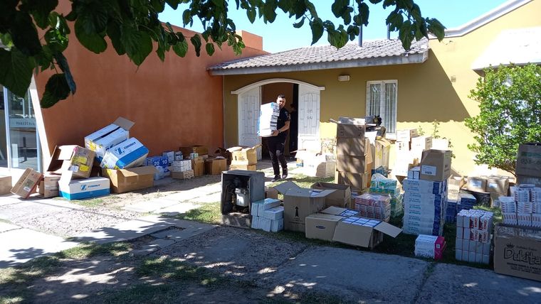 El trabajo en la escena Foto: Ministerio de Seguridad