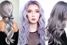 ¡Tendencia en cabellos! El lavender gray está reinando entre las mujeres con canas para lucir radiante y a la moda