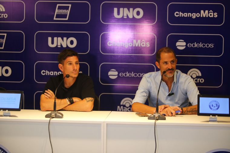 Agustín Vila y Sebastián Peratta están en Italia para cerrar la venta de Tomás Palacios al Milan. Foto: Prensa Independiente Rivadavia