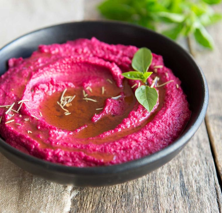 Hummus de remolacha Foto: Pequerecetas