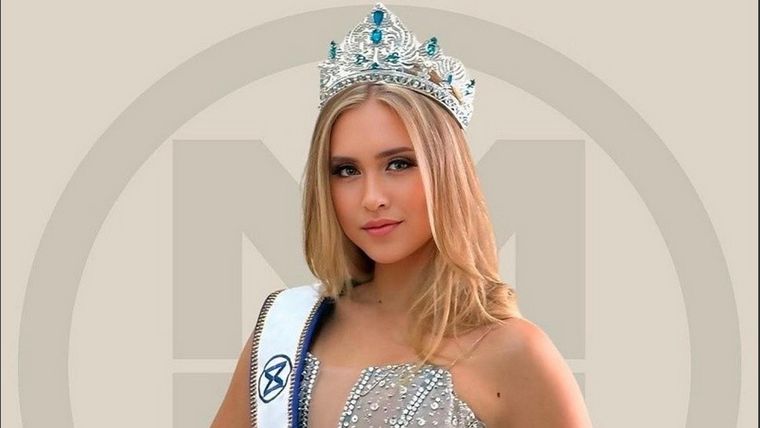 Guadalupe Alomar, tiene 20 años, y fue elegida como Miss Mundo Argentina 2024 en un evento realizado en el Teatro Metro de La Plata. Foto: Miss Mundo Argentina