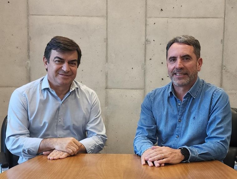 Omar De Marchi y Jorge Difonso Foto: Twitter @omardemarchi Omar De Marchi y Jorge Difonso Foto: Twitter @omardemarchi