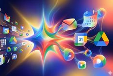 Google rediseña los íconos de Gmail, Drive, Meet y Calendar para diferenciarlos mejor.