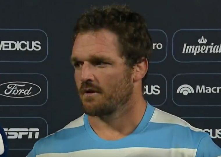 El capitán de Los Pumas, Julián Montoya, agradeció a sus compañeros y a la gente tras el triunfo ante los All Blacks. 