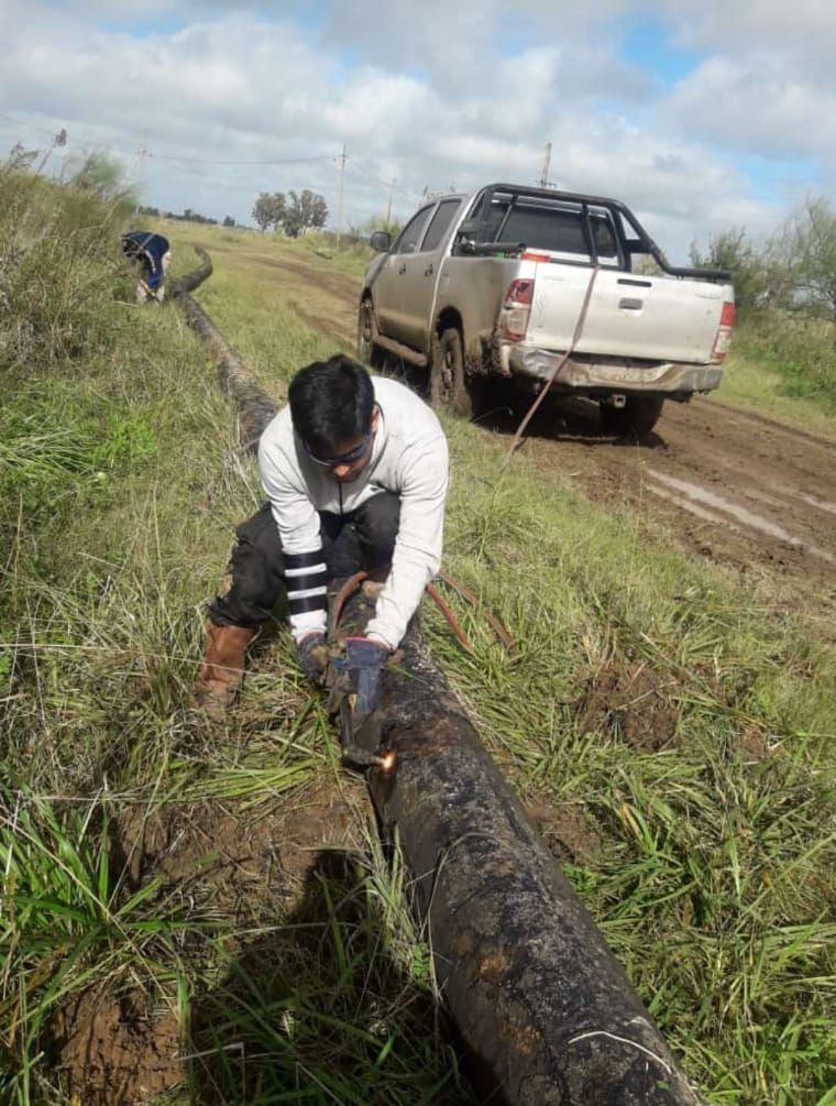 El diario salteño El Tribuno publicó el domingo esta foto del saqueador mendocino, Adrián Vera. Foto: Diario El Tribuno