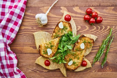 Pan con sabor a pizza. Imagen ilustrativa. Foto: ph.Pexels
