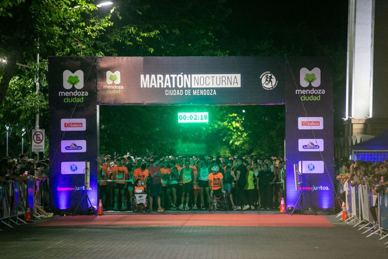 Vuelve la Maratón Nocturna Ciudad de Mendoza. 
